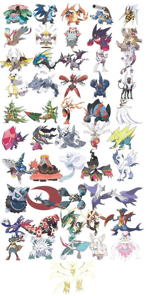 all pokemon megas|Every Pokémon That Can Mega Evolve .